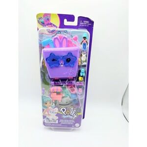 2023 Mattel Polly Pocket- Bunny Carnival Compact Toy -Tiny World sealed new